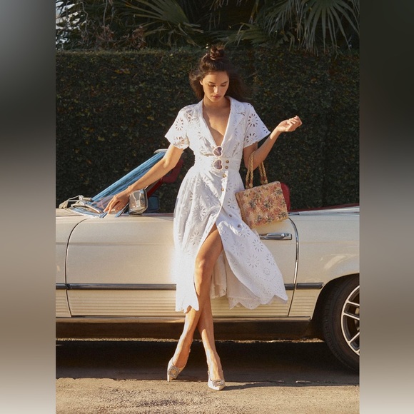 NWT Eyelet Shirt Dress